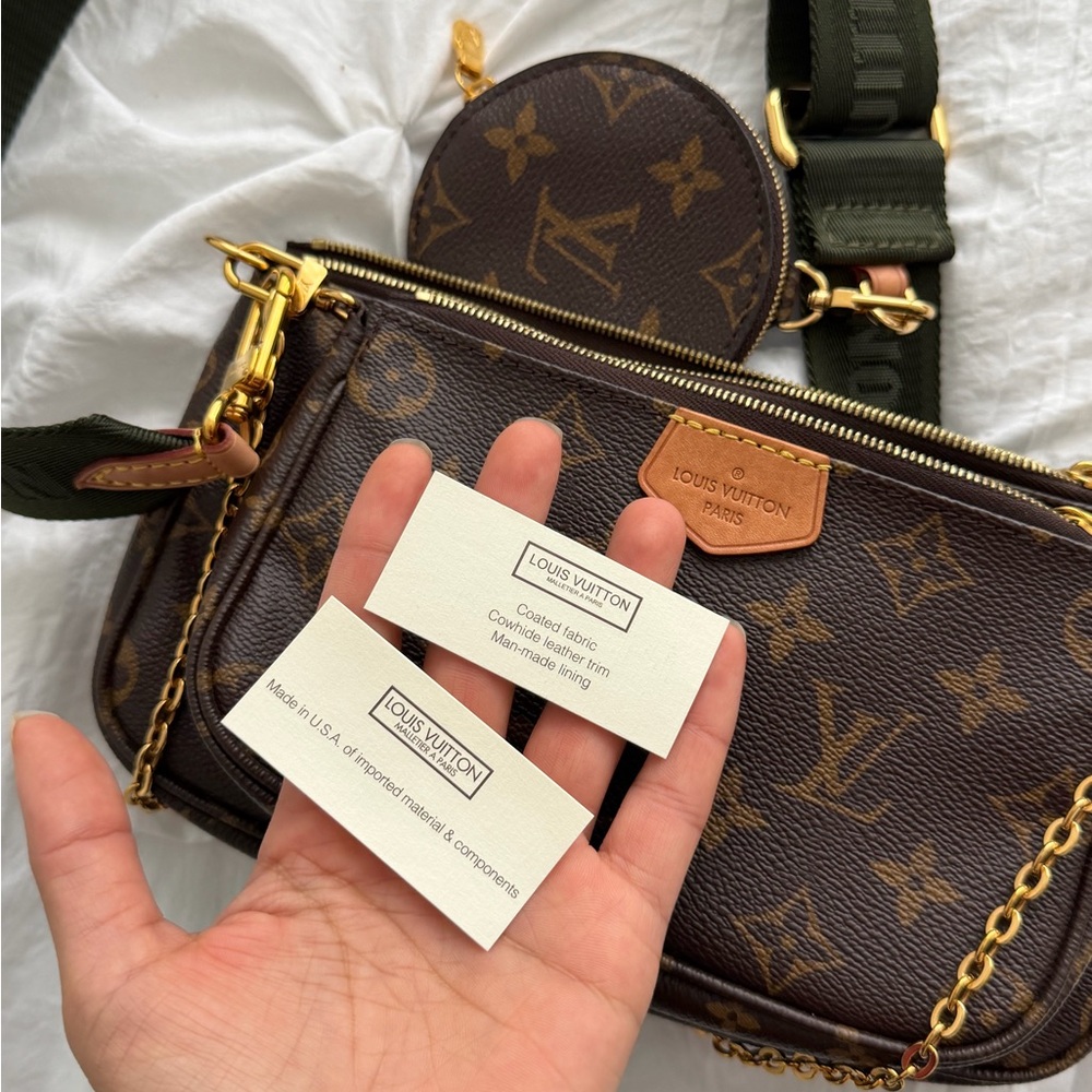 Louis Vuitton multi pochette Brown Monogram Crossbody Bag - Picture 8 of 10
